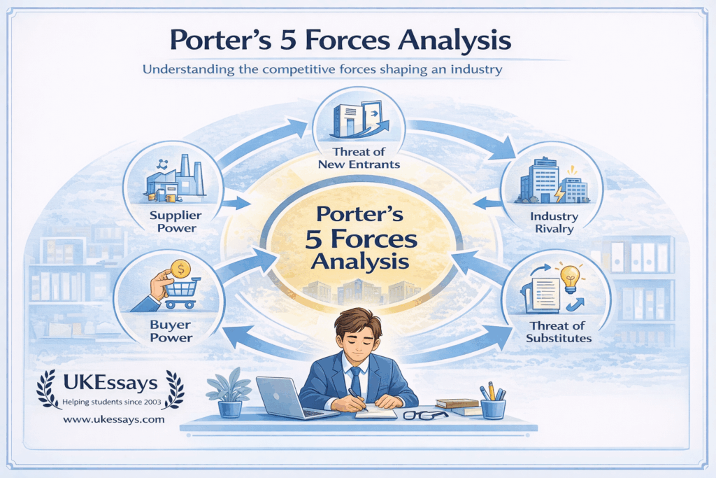 Porter's 5 Forces Analysis Diagram
