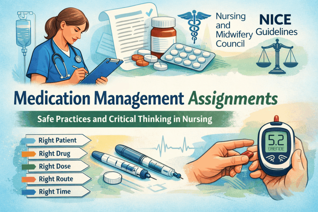 nursing medication management assignment diagram