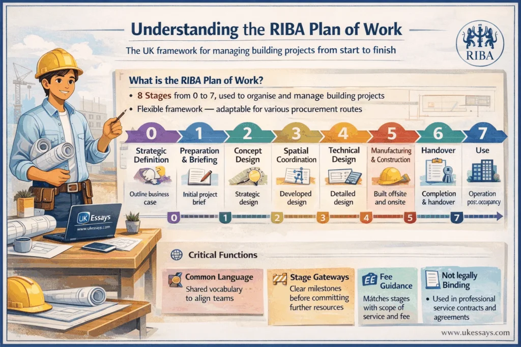 Understanding the RIBA plan of work infographic
