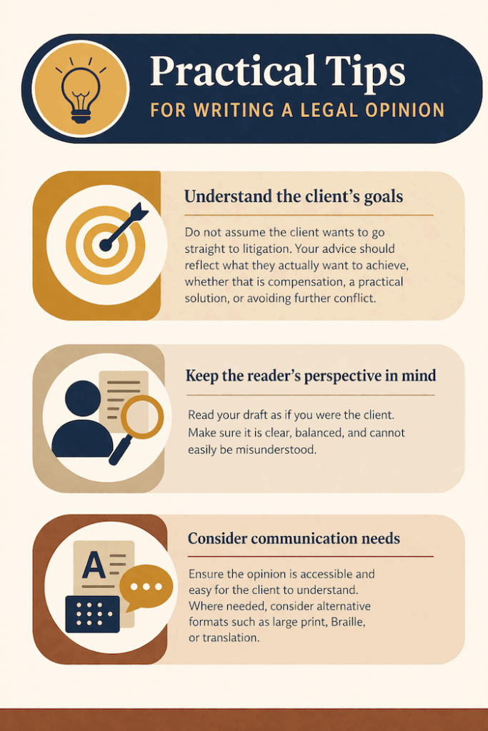 practical advice legal opinion